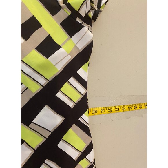 Chicos Weekends Womens Multicolored Short Sleeve Tops Size 1 Medium. - Picture 9 of 11